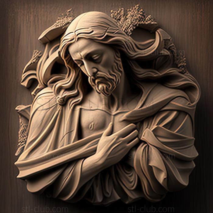 3D model st jesus (STL)